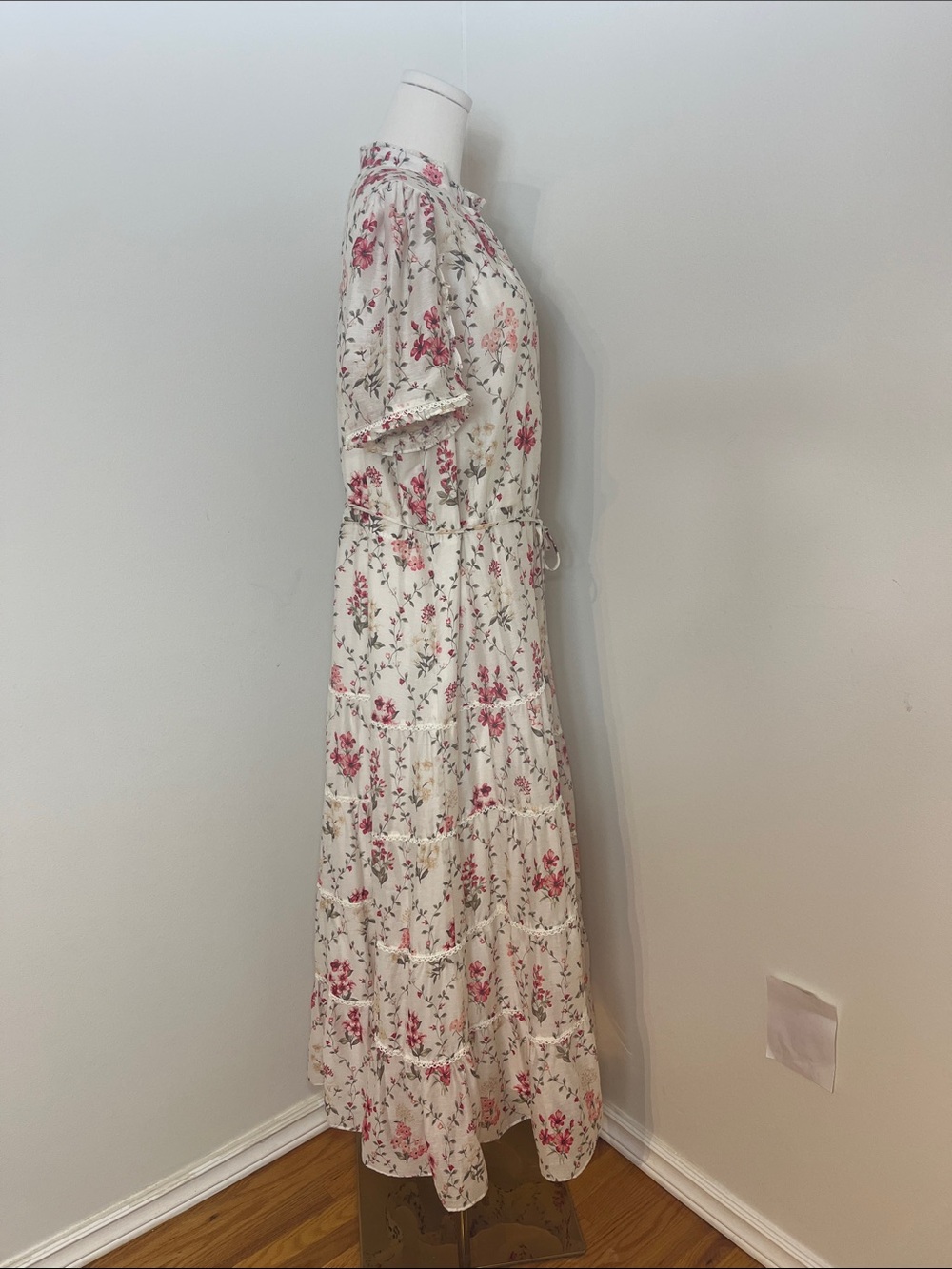 Jessie Button-Down Floral Print Midi Dress - Picture 5 of 17
